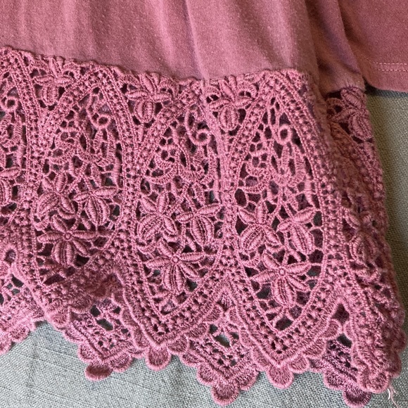 Mauve 70s style top - Picture 2 of 5